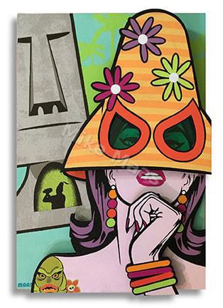 Figurative energy filtered through graphic design instincts